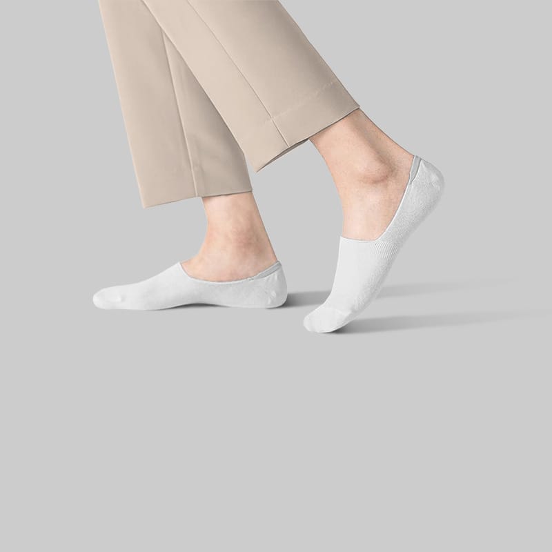 جوراب کالج طرح ساده برند سروک مدل 500 در رنگ سفید